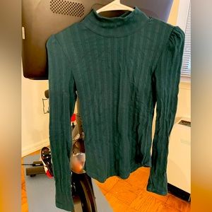 Free People turtle neck with tie